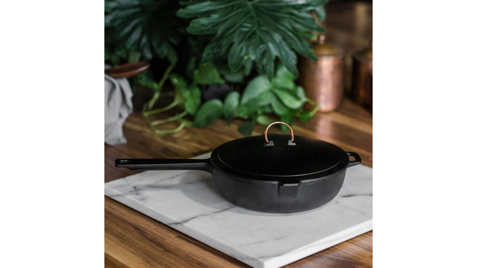 Barebones Enamel Lined Skillet, 10in, Black, CKW-1104