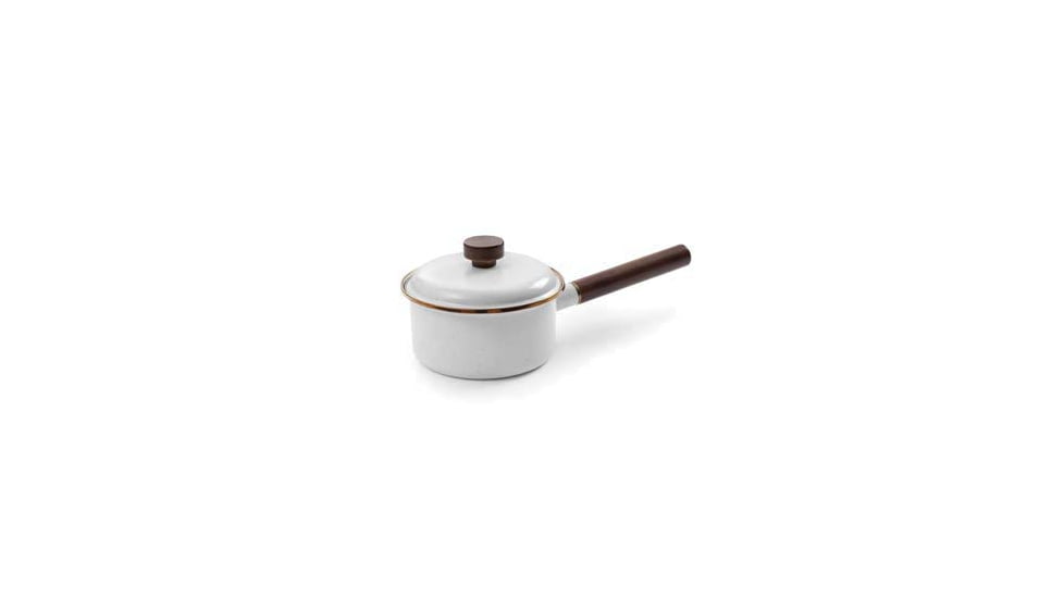Barebones Enamel Saucepan, Eggshell, CKW-396