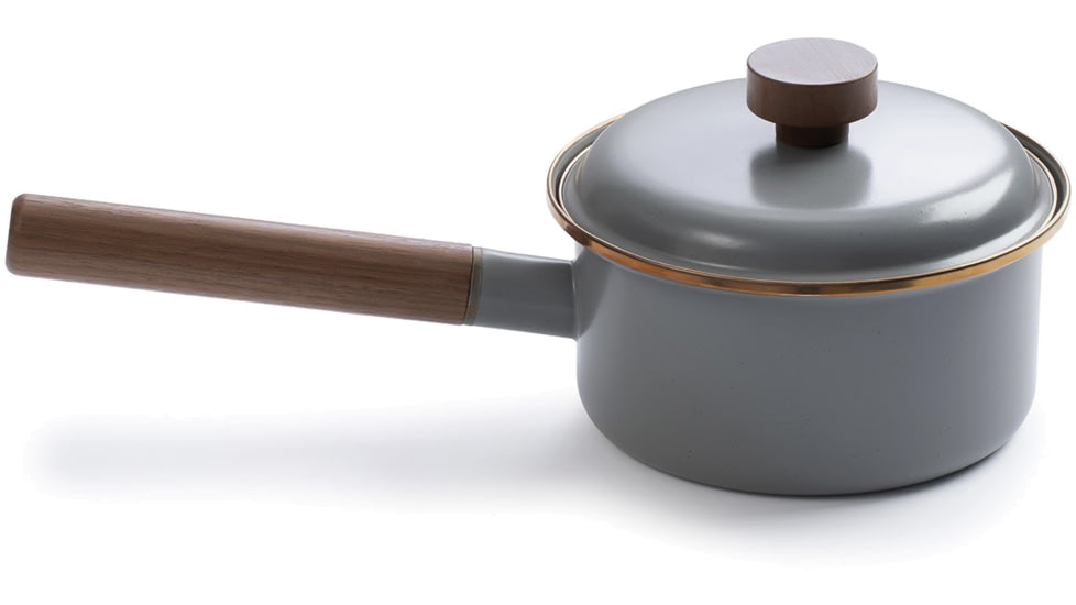 Barebones Enamel Saucepan, Slate Gray, CKW-377