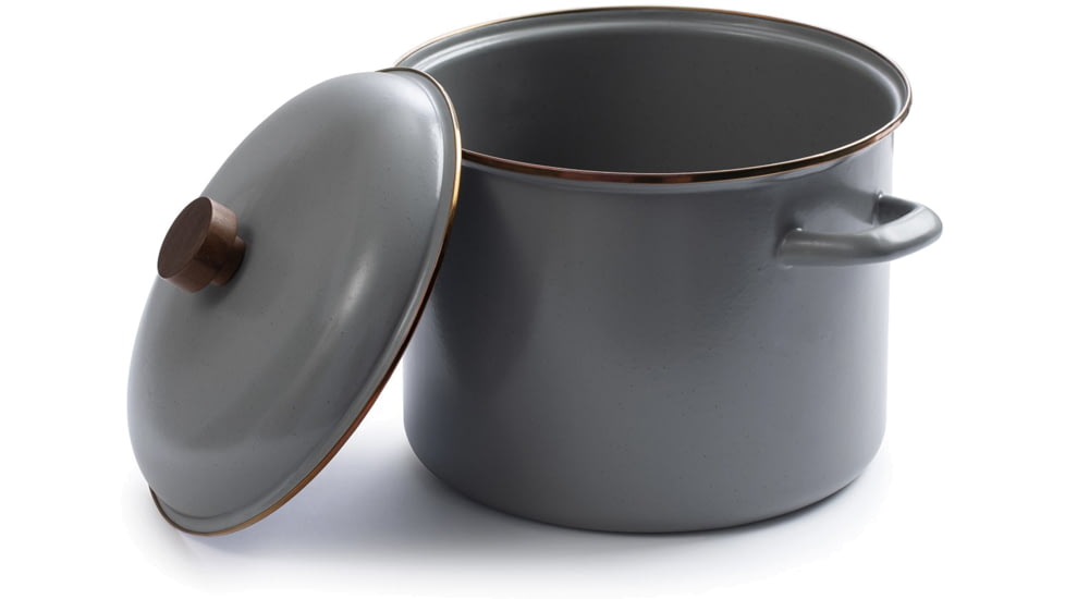 Barebones Enamel Stock Pot, Slate Gray, CKW-376