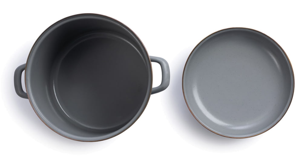 Barebones Enamel Stock Pot, Slate Gray, CKW-376
