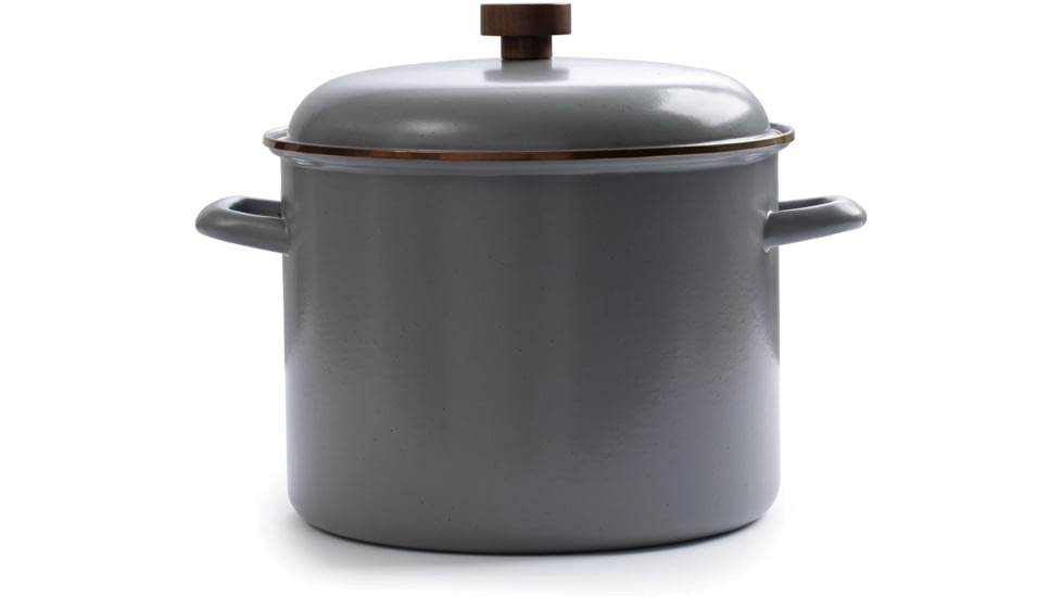 Barebones Enamel Stock Pot, Slate Gray, CKW-376