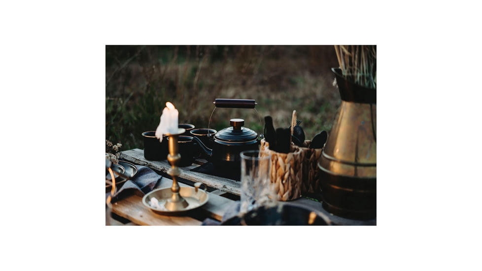 Barebones Enamel Teapot, Charcoal, CKW-348