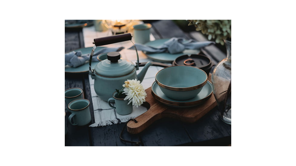 Barebones Enamel Teapot, Mint, CKW-433