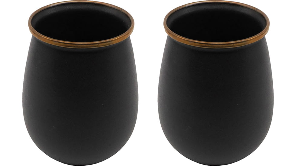 Barebones Enamel Tumbler Set Charcoal