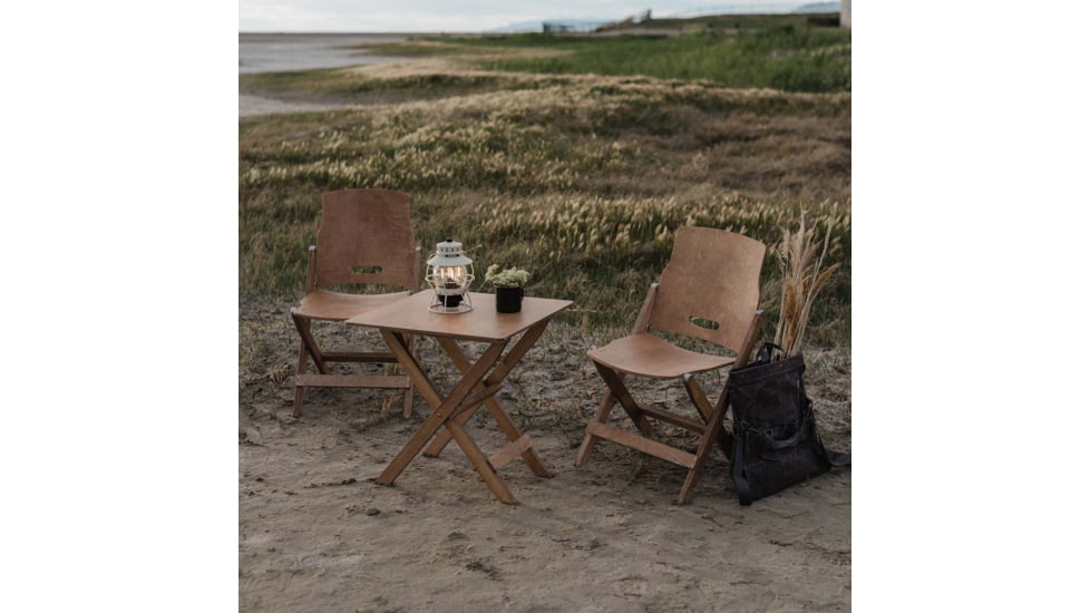 Barebones Ridgeline Wood Folding Chair, 17.75in x 20in x 31.25in, Stained Birch Plywood, 9lb, CKW-584