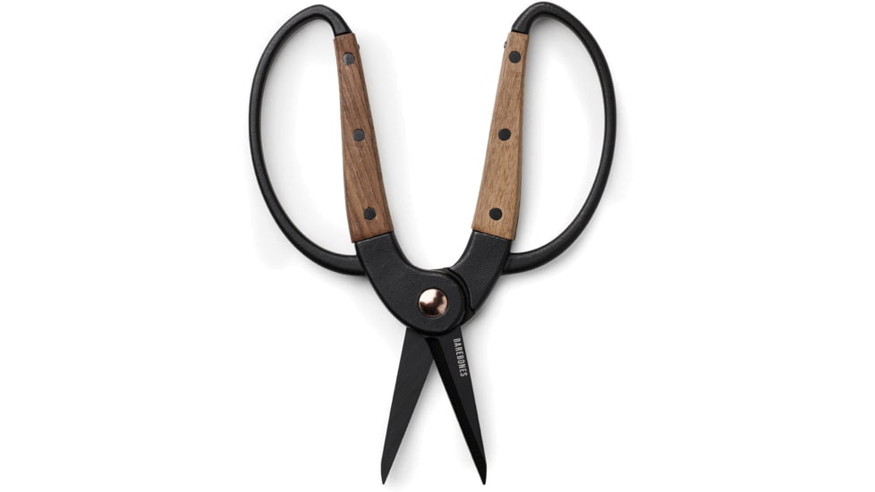 Barebones Small Scissors, Wooden Handle, 2in Heat-Treated Stainless Steel Blade, GDN-059
