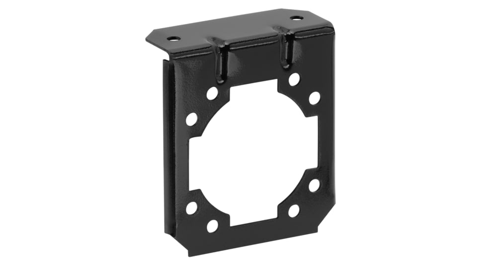 Bargman 7-Way Mounting Bracket Plated, Black, 54-77-071