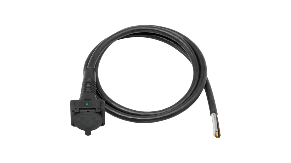 Bargman 7 Way Super Sealed Car End w/ 7 Cable, 50-87-007