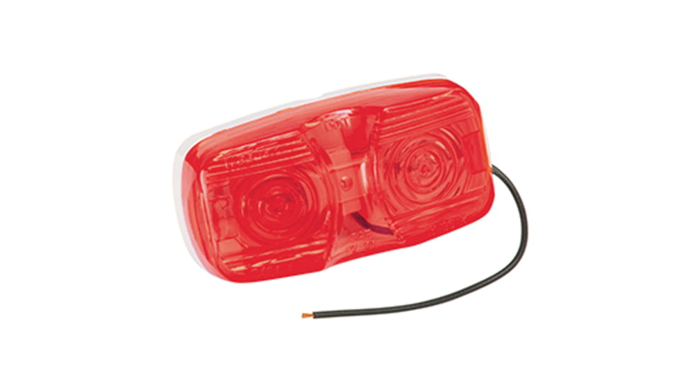 Bargman Dual Bulb Clearance Light, Red, 32-003441