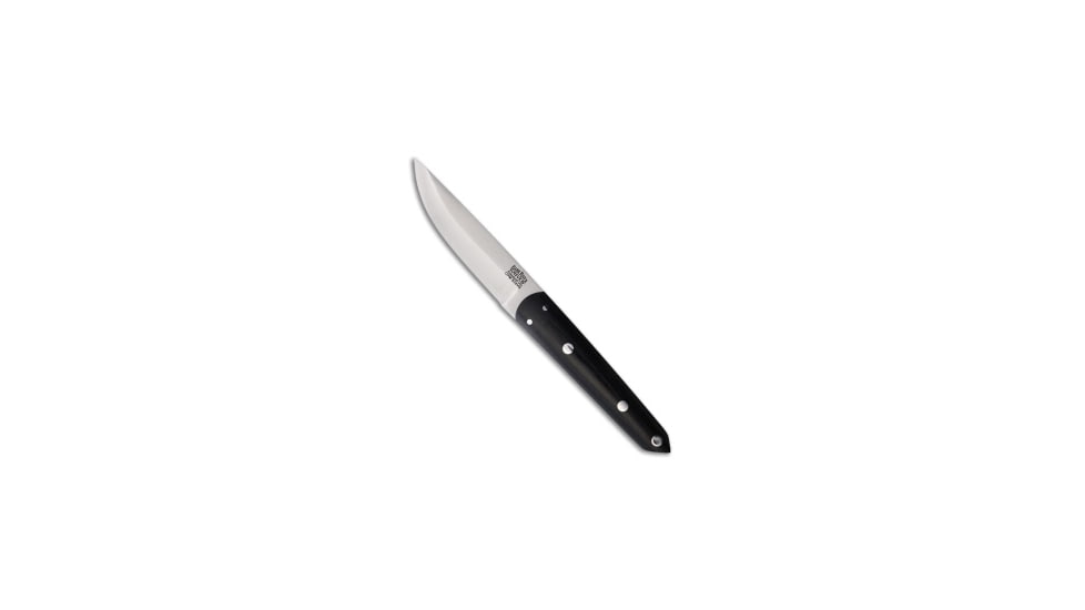 Bark River Bark River Kwaiken Fixed Blade Black Canvas Micarta 4.25" Satin, Black, CPM S35VN, adult, BHQ-203476
