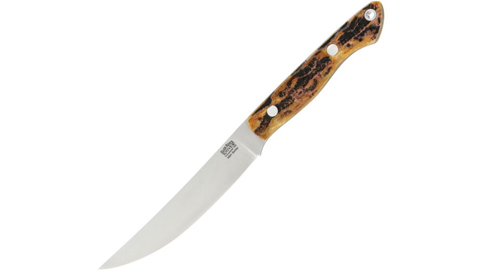 Bark River Kalahari Mini Sportsman Fixed Blade Knife, 9in, 5in, Bohler N661 Steel, Antique Stag Bone Handle BA12062BAS