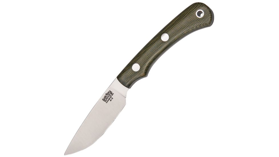 Bark River Pro Scapel II Green Canvas Knife BA112MGC