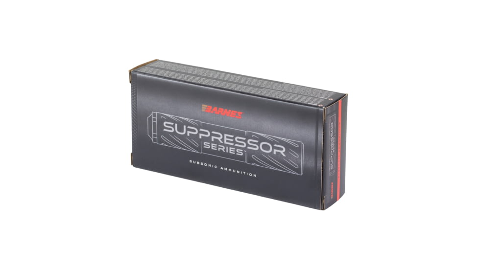 Barnes .300 AAC Blackout 205 Grain Suppressor Brass Rifle Ammo, 20 Rounds, SUP300BLK1