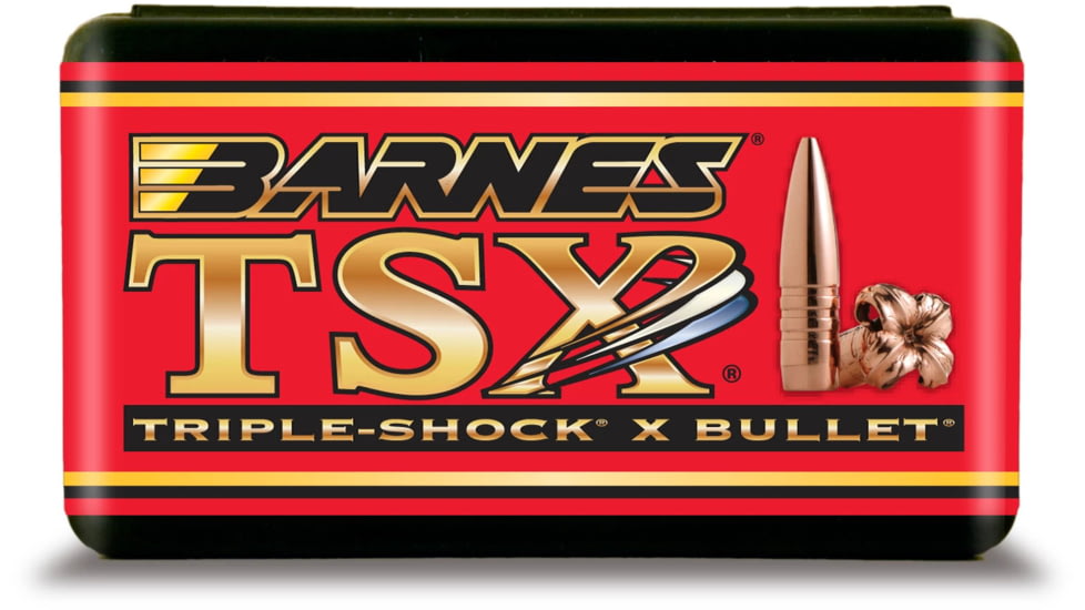 Barnes Bullets 30260 TSX 270 Caliber .277 110 GR TSX Boat Tail 50 Box