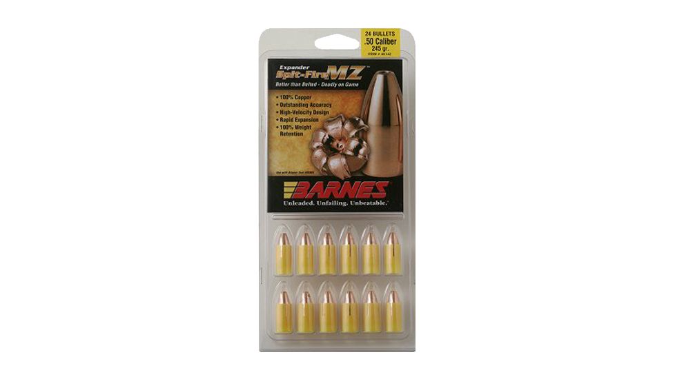 Barnes Bullets 30574 Spit Fire MZ 50 Black Powder Spit-Fire MZ 245 GR 24