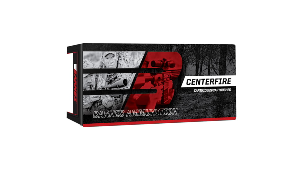 Barnes .270 Winchester 130 Grain Jacketed Hollow Point Boat Tail Brass Cased Rifle Ammo, 20 Rounds, 32110