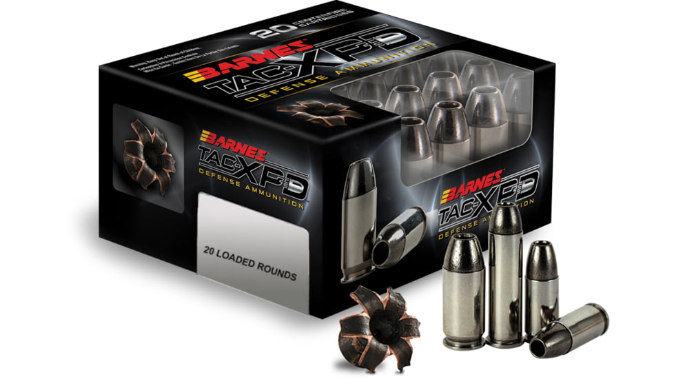 Barnes Tac-Xpd DefenseHandgun Cartridges, .45 ACP +P, TAC-XP, 185 Grain, 20 - Rounds, 21555