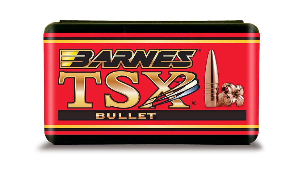 Barnes Triple Shock X Rifle Bullet, .35 Remington, 180 Grain, Flat Base, 50 Bullets, 31112