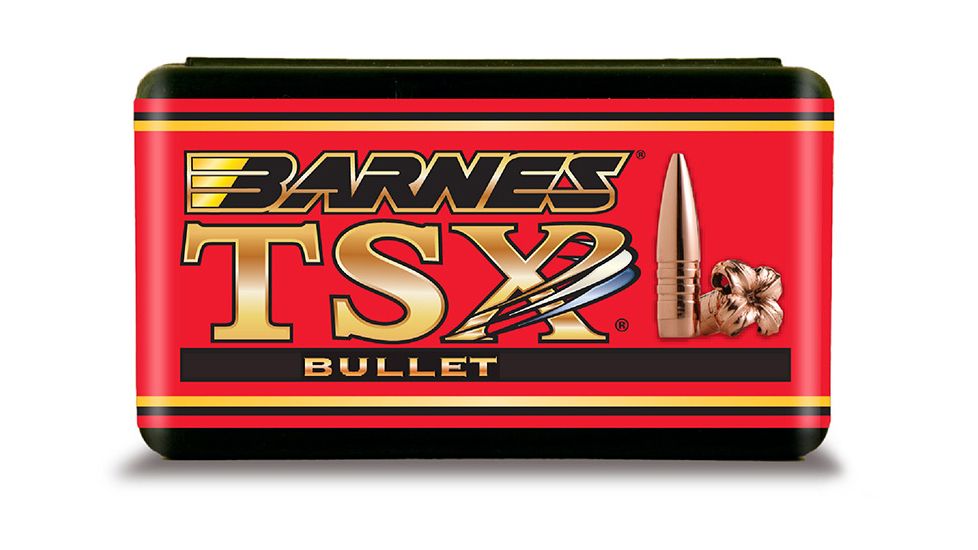 Barnes TSX Rifle Bullets, 6.5mm Creedmoor, Boat Tail, 130 grain, 50 Bullets/Box, Copper, 31140
