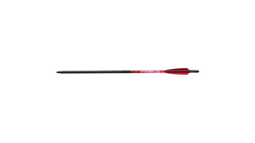 Barnett Demun C10 Hyperbolts Crossbow Bolts, 10 in, 3 Pk, Red, BAR50047