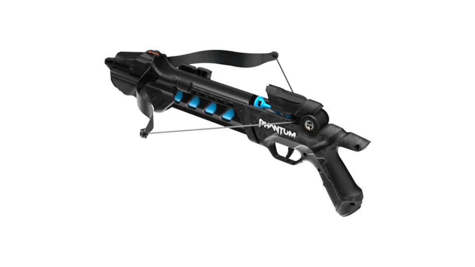 Barnett Phantum Toy Pistol Crossbow, Black/Blue, BAR50023