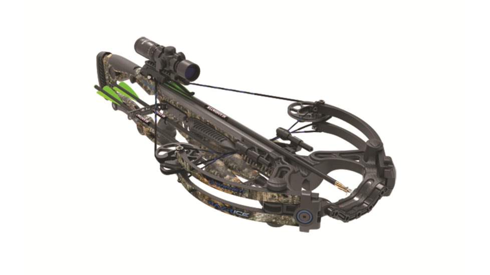 Barnett Crossbows Razr Ice CRT Crossbow Package Triggertech Trigger &amp; 5x32 Illuminated Scope - High Definition Camo, 78212