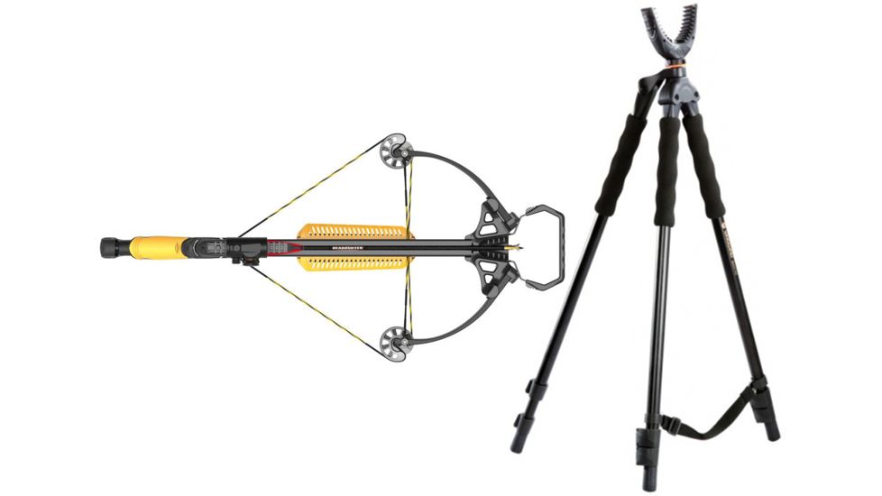 Barnett Crossbows Recruit 30 Crossbow, Red Dot Scope, 78651 W/ Vanguard Quest Tripod