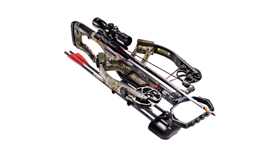 Barnett Crossbows Vicious Crossbow Package / 150 lb Draw Weight, Kryptek Highlander, 78122