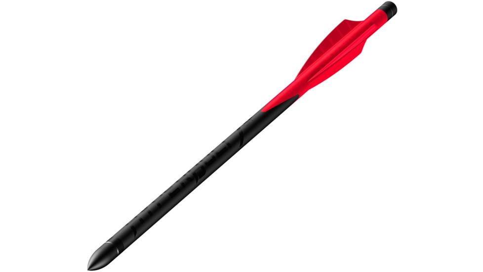 Barnett Demun Hyperbolts 3-Fletch - Pack of 12, Black, BAR50038