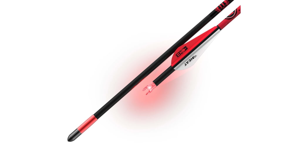 Barnett Hyperflite Lighted Crossbow Bolts 1004992, 20 in, Black, BAR20044