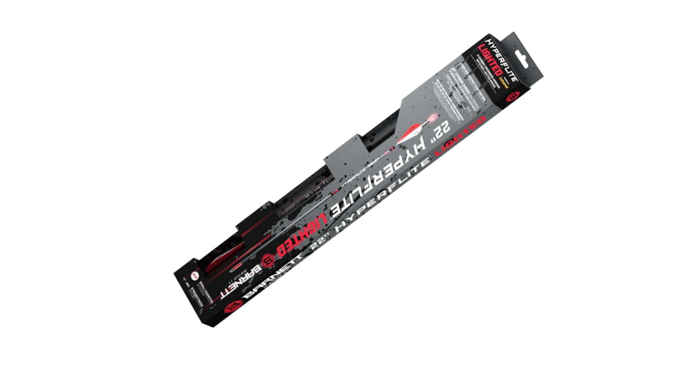 Barnett Hyperflite Lighted Crossbow Bolts, 22 in, Black, BAR20045