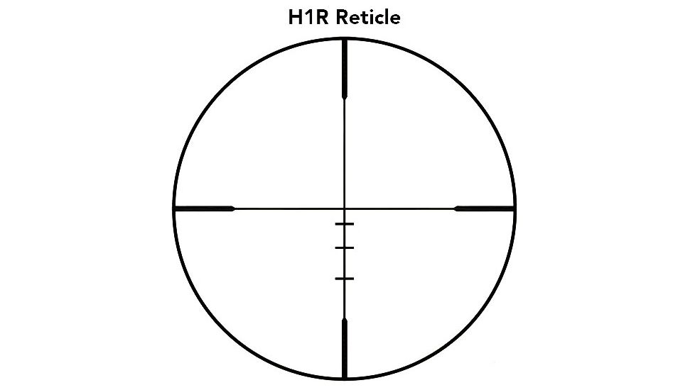 Barra Optics 4-16x50mm H30 Compact Rifle Scope, 30mm, Black, H1R Reticle H304-16X50B1