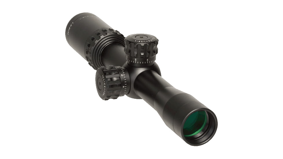 Barra Optics FT 1.5-8x24 Rifle Scope, 30mm Tube, Second Focal Plane, Duplex Reticle, MIL Adjustment, Black, FT1.5-8x32