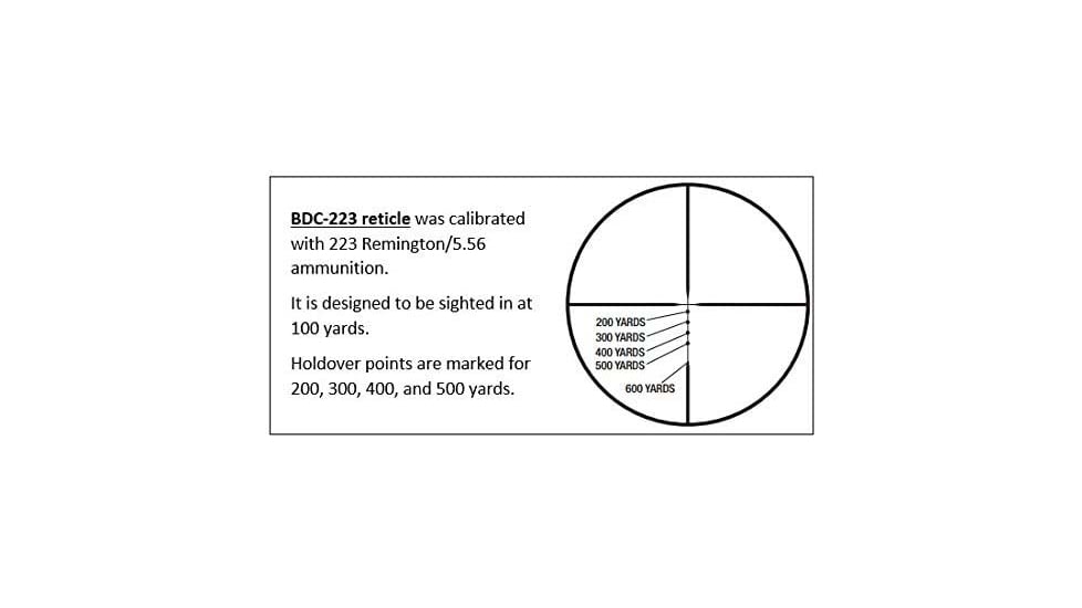 Barra Optics FT 2-10x44 Rifle Scope, 30mm Tube, Second Focal Plane, BDC Reticle, MIL Adjustment, Black, FT2-10X44SF