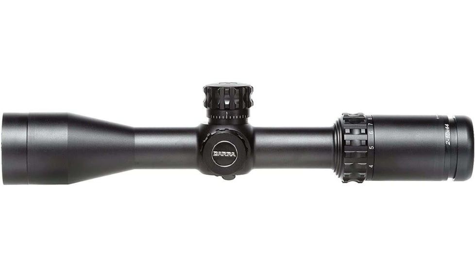 Barra Optics FT 2-10x44 Rifle Scope, 30mm Tube, Second Focal Plane, BDC Reticle, MIL Adjustment, Black, FT2-10X44SF