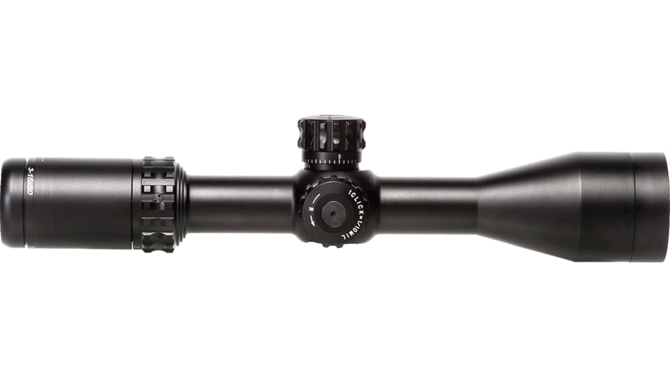 Barra Optics FT 3-15x50 Rifle Scope, 30mm Tube, Second Focal Plane, Mildot Duplex Reticle, MIL Adjustment, Black, FT3-15x50SF