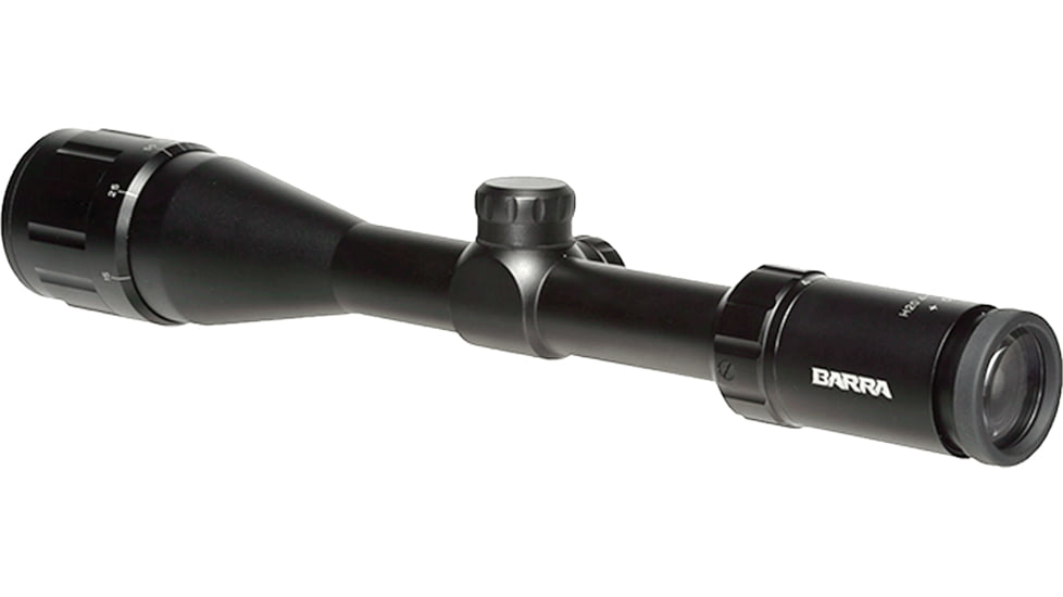 Barra Optics H20 4-12x40 Rifle Scope, 1in Tube, Second Focal Plane, BDC Reticle, MOA Adjustment, Black, H204-12X40B1