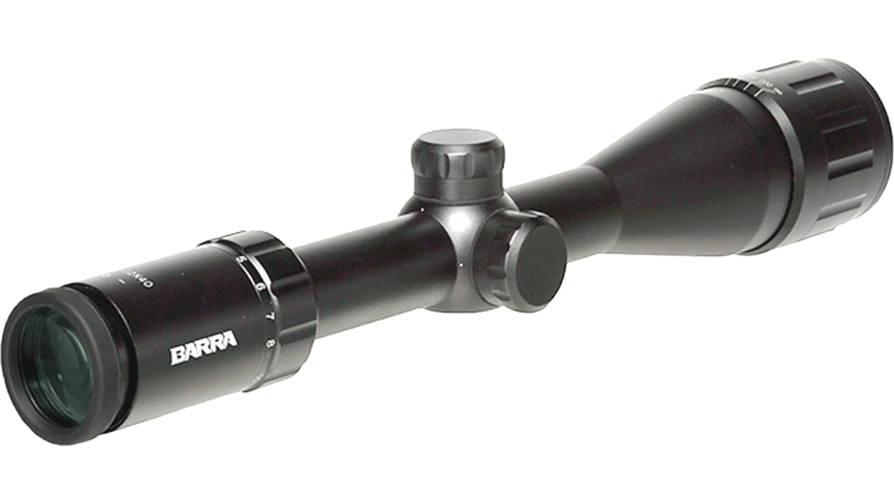 Barra Optics H20 4-12x40 Rifle Scope, 1in Tube, Second Focal Plane, BDC Reticle, MOA Adjustment, Black, H204-12X40B1