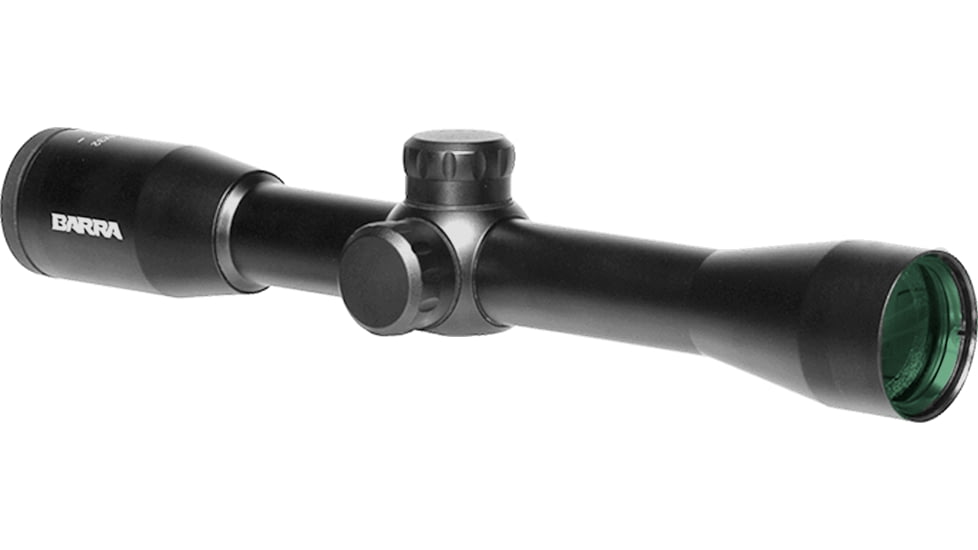 Barra Optics H20 4x32 Rifle Scope, 1in Tube, Second Focal Plane, BDC Reticle, MOA Adjustment, Black, H204X32B1