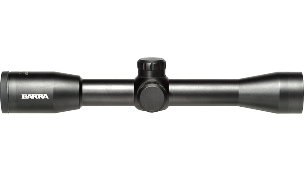 Barra Optics H20 4x32 Rifle Scope, 1in Tube, Second Focal Plane, BDC Reticle, MOA Adjustment, Black, H204X32B1