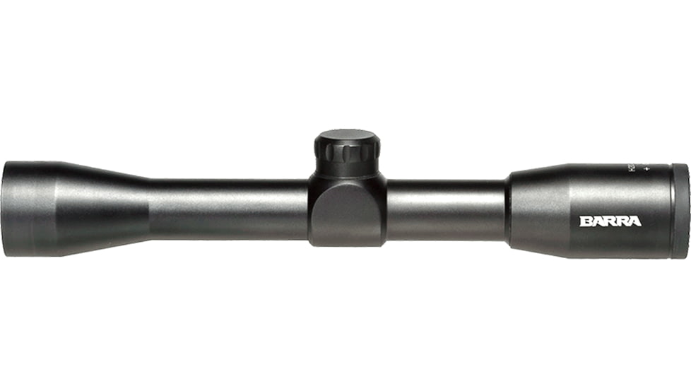 Barra Optics H20 4x32 Rifle Scope, 1in Tube, Second Focal Plane, BDC Reticle, MOA Adjustment, Black, H204X32B1