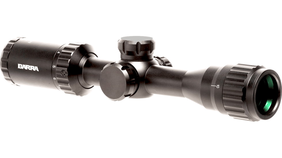 Barra Optics H30 3-9X32 Rifle Scope, 1in Tube, Second Focal Plane, BDC Reticle, MOA Adjustment, Black, H303-9X32B1