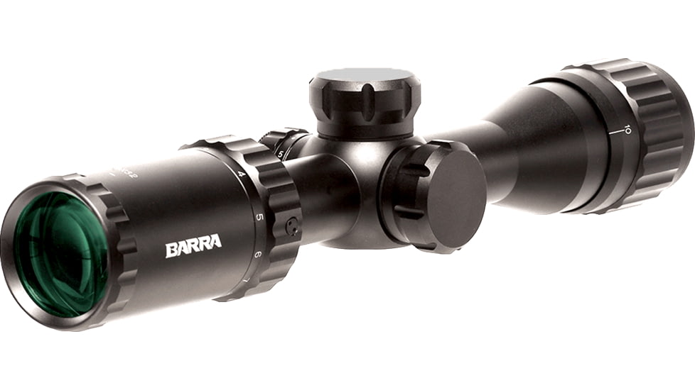 Barra Optics H30 3-9X32 Rifle Scope, 1in Tube, Second Focal Plane, BDC Reticle, MOA Adjustment, Black, H303-9X32B1