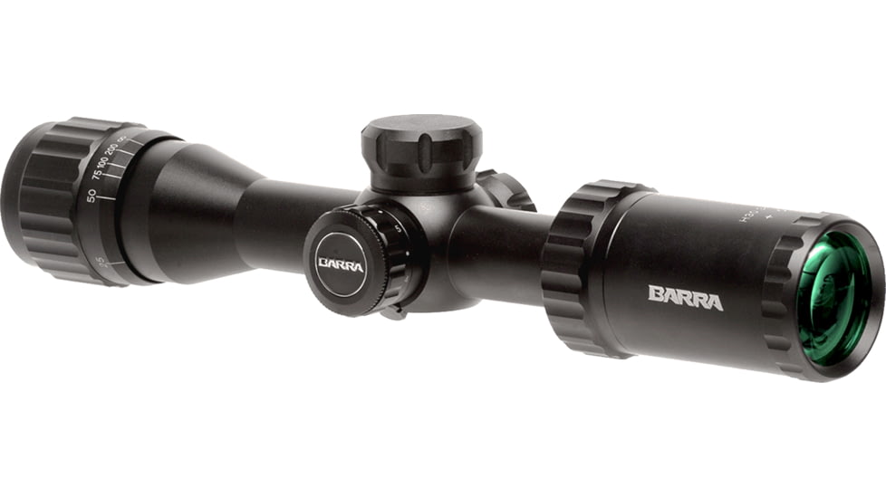 Barra Optics H30 3-9X32 Rifle Scope, 1in Tube, Second Focal Plane, BDC Reticle, MOA Adjustment, Black, H303-9X32B1