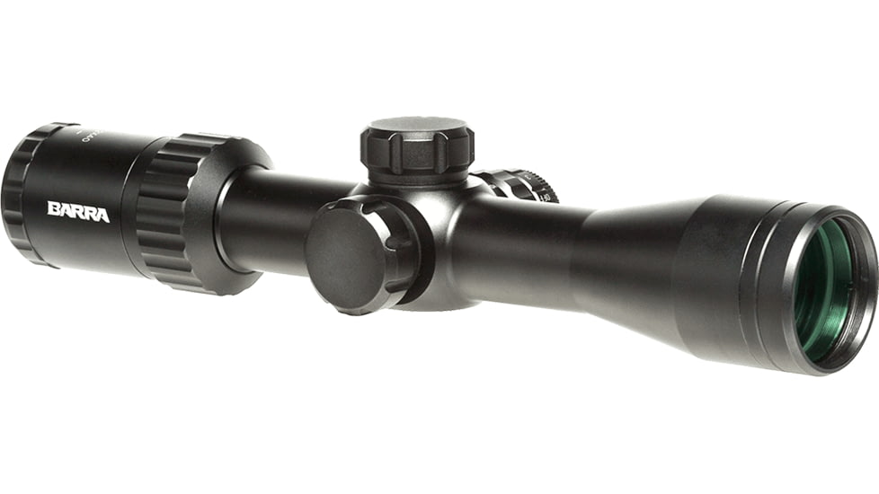 Barra Optics H30 4-12X40 Rifle Scope, 1in Tube, Second Focal Plane, BDC Reticle, MOA Adjustment, Black, H304-12X40B1