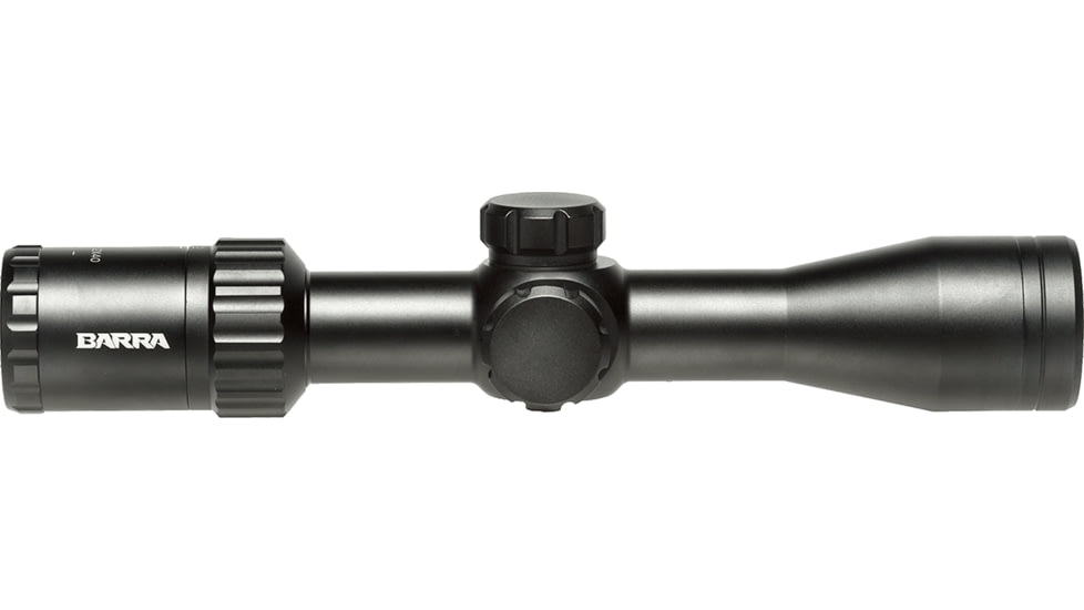 Barra Optics H30 4-12X40 Rifle Scope, 1in Tube, Second Focal Plane, BDC Reticle, MOA Adjustment, Black, H304-12X40B1