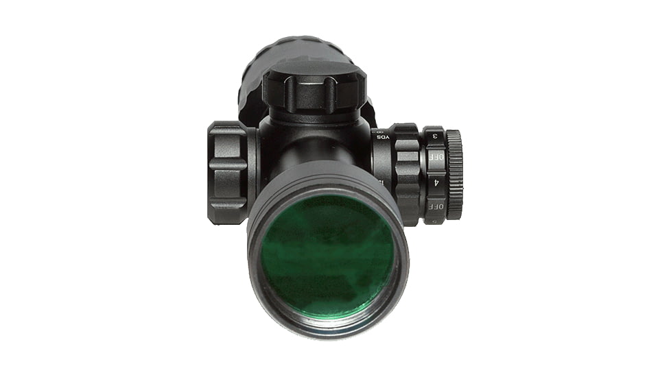 Barra Optics H30 4-12X40 Rifle Scope, 1in Tube, Second Focal Plane, BDC Reticle, MOA Adjustment, Black, H304-12X40B1