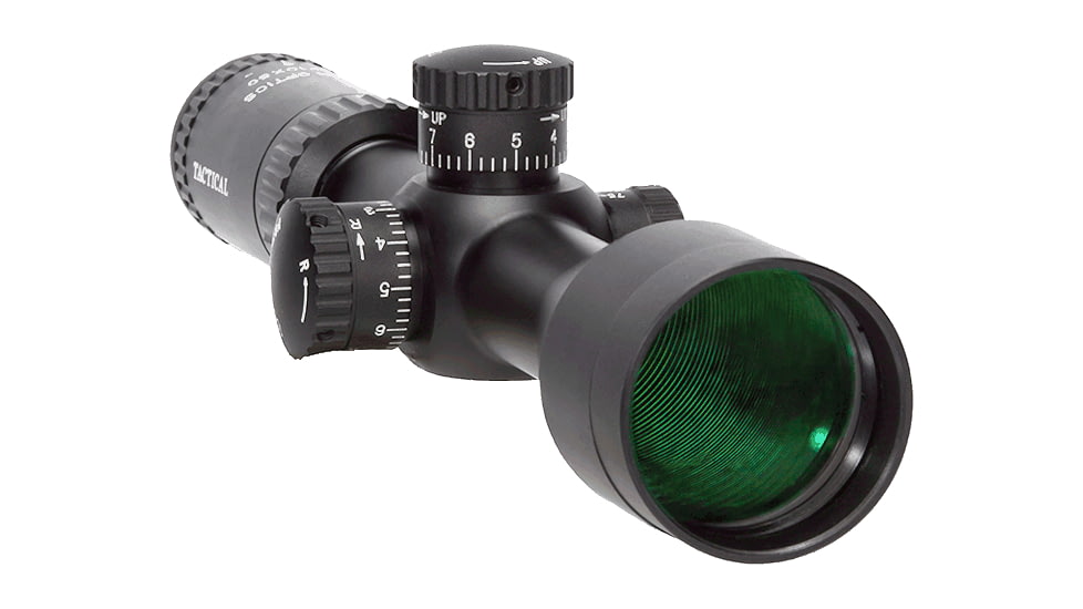 Barra Optics MP 2.5-10x50 Rifle Scope, 30mm Tube, Second Focal Plane, Mildot Duplex Reticle, MOA Adjustment, Black, MP2.5-10X50S