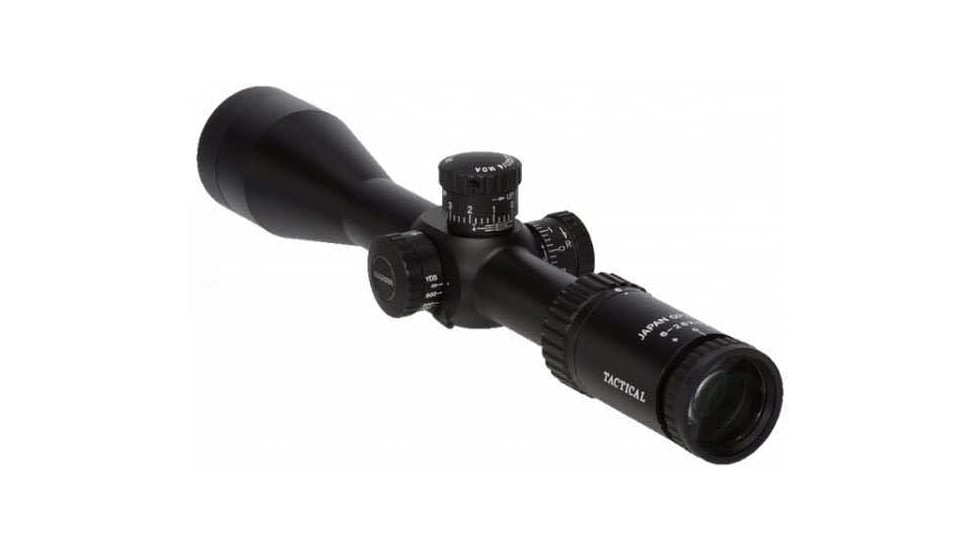 Barra Optics MP 6-26x50 Rifle Scope, 30mm Tube, Second Focal Plane, Mildot Duplex Reticle, MOA Adjustment, Black, MP6-26X50S